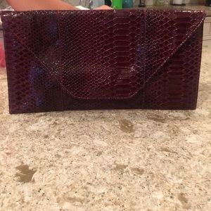 Snake Skin Envelope Cluth